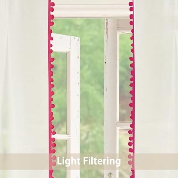 Charming DriftAway Sheer Pom Pom Curtains for Every Room
