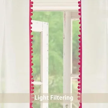 Charming DriftAway Sheer Pom Pom Curtains for Every Room