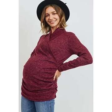 Shop Women's Long Sleeve Maternity Sweater - Stylish & Comfortable