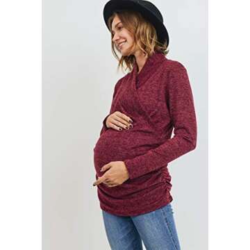 Shop Women's Long Sleeve Maternity Sweater - Stylish & Comfortable