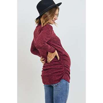 Shop Women's Long Sleeve Maternity Sweater - Stylish & Comfortable