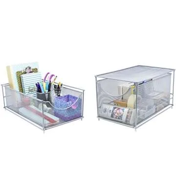 Sorbus® Mesh Organizer Set - Stylish Storage Solution