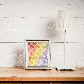 16-Pack Geometric Stencils 6 x 6 Inch Painting Templates for Scrapbooking Cookie Tile Furniture Wall Floor Decor Craft Drawing Tracing DIY Art Supplies