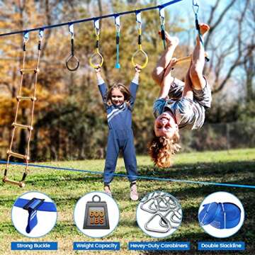 Ninja Warrior Obstacle Course - 600 Lbs Capacity