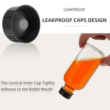 Bastelica 4 oz Juice Shot Bottles - Safe & Stylish