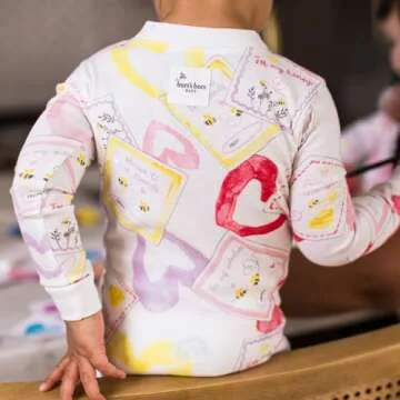 Burt's Bees Baby Baby Girls Pajamas, One-Piece Footed Sleeper PJs, Non-Slip Snug Fit for Infants 12, 18, and 24 Months