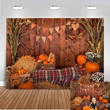 Fall Thanksgiving Photography Backdrop - Vibrant 5x3ft Decoration