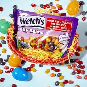 Welch's Fruit Flavor Jelly Beans, 2 Pack Candy Snacks & Sweets, by Frankford Candy