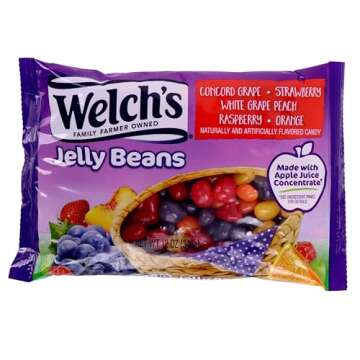 Welch's Fruit Flavor Jelly Beans, 2 Pack Candy Snacks & Sweets, by Frankford Candy