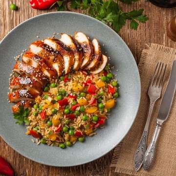 Yupik Organic Brown Jasmine Rice, Long Grains, 2.2 lb, Gluten-Free, Non-GMO, Vegan, Kosher, Whole Grains, Wheat-Free, Salt-Free, Source of Fiber, Ideal for Recipes, Side Dishes, Salads & More