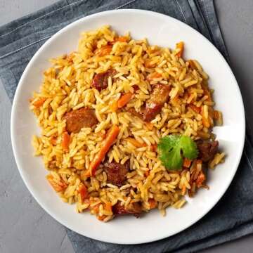 Yupik Organic Brown Jasmine Rice, Long Grains, 2.2 lb, Gluten-Free, Non-GMO, Vegan, Kosher, Whole Grains, Wheat-Free, Salt-Free, Source of Fiber, Ideal for Recipes, Side Dishes, Salads & More