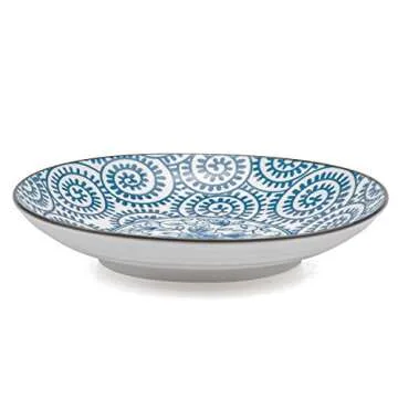 Stunning Foraineam Blue and White Porcelain Plate Set