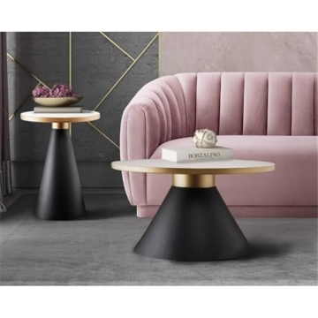 Elegant Marble Top Occasional Table by Tov Furniture