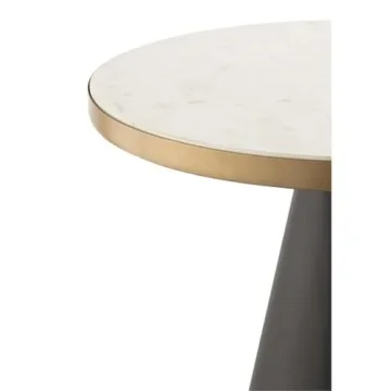 Elegant Marble Top Occasional Table by Tov Furniture