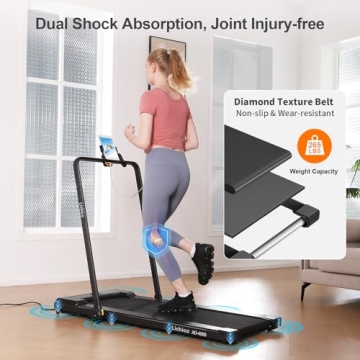 LICHICO Under Desk Treadmill 8.7MPH Portable Walking Pad