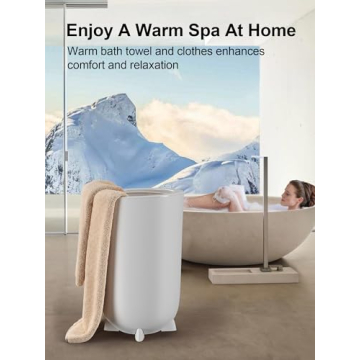 Uthfy Towel Warmer Bucket with Auto Shut Off
