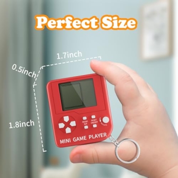 DJMUMU Video Game Keychain Party Favors - 18PCS Set