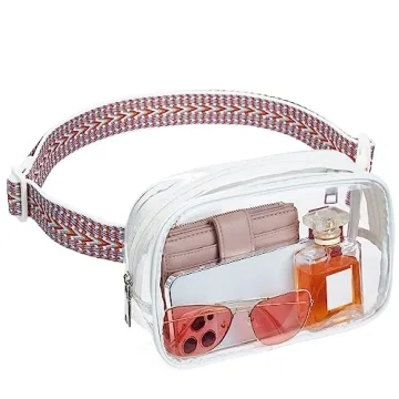 Telena Clear Fanny Pack - Stylish & Compliant Crossbody Bag for Events