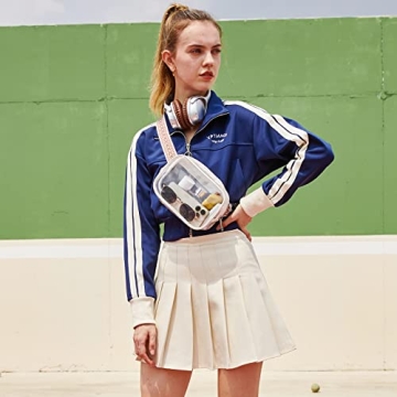 Telena Clear Fanny Pack Ideal for Concerts and Festivals