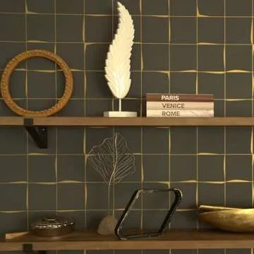 Decorative Books for Home Decor - Set of 3 Hardcover Decor Books for Shelves, Faux Books for Decoration, Shelf Decor Aesthetic, Decoration Books, Designer Books Decor Set (Brown Book Decor Aesthetic)