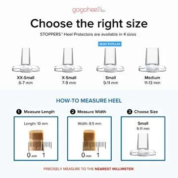 GoGoHeel STOPPERS Heel Protectors - Stops Sinking into Grass (X-Small)