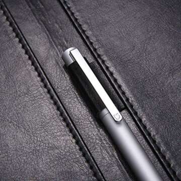 Padfolio Clipboard Folder Portfolio, Mymazn Faux Leather Storage Clipboard with Cover for Legal Pad Holder Letter Size A4 Writing Pad for Business School Office Conference Notepad Clip Boards (Black)