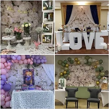 Avezano White Flower Backdrop for Stunning Photo Ops