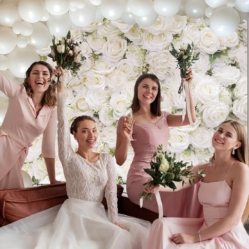 Avezano White Flower Backdrop for Stunning Photo Ops