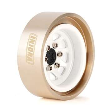 INJORA Brass Wheel Weights for TRX4M Crawler