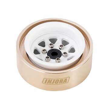 INJORA Brass Wheel Weights for TRX4M Crawler