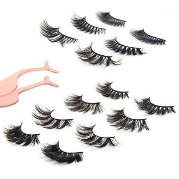 Dramatic 25mm Faux Mink Eyelashes - Perfect for Glam Looks