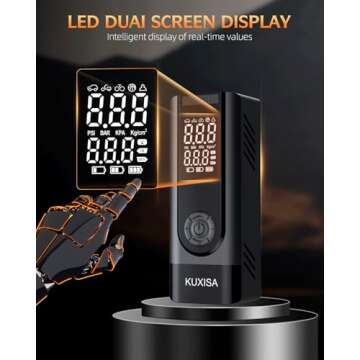 Tire Inflator Portable Air Compressor - 180PSI Digital Pump