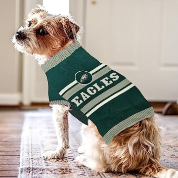 NFL Philadelphia Eagles Dog Sweater - Warm & Cozy Pet Gear