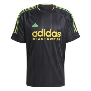 adidas Men's House of Tiro Nations Pack T-Shirt, Black/Bold Gold/Vivid Green