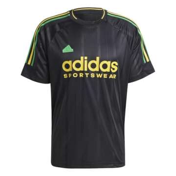 adidas Men's House of Tiro Nations Pack T-Shirt, Black/Bold Gold/Vivid Green