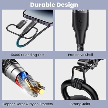 Ultimate 100W USB C Multi Charging Cable for All Devices