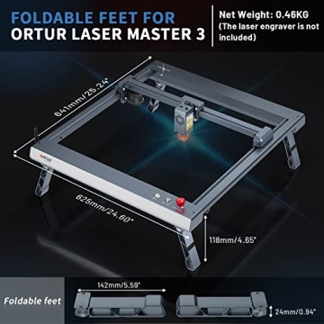 Ortur Foldable Feet for Laser Master 3 Series Upgrade