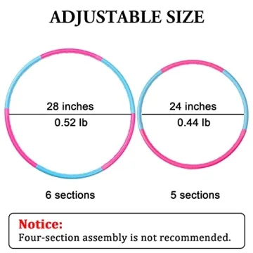 Liberry Kids Adjustable Hula Hoop for Fun Fitness