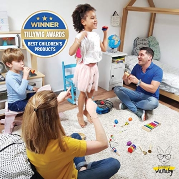 SMART WALLABY Toddler Musical Instruments Set for Kids