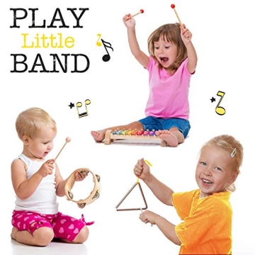 SMART WALLABY Toddler Musical Instruments Set for Kids