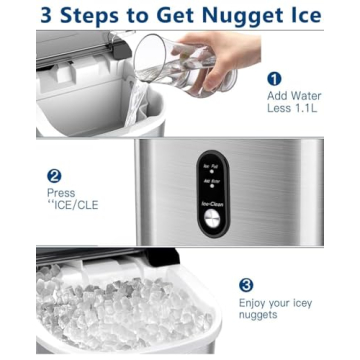 Kndko Nugget Ice Maker: Fast & Convenient Ice Maker