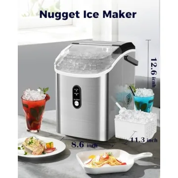 Kndko Nugget Ice Maker: Fast & Convenient Ice Maker