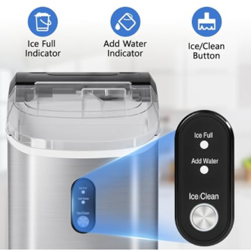 Kndko Nugget Ice Maker: Fast & Convenient Ice Maker