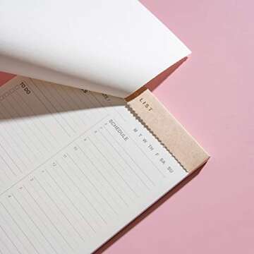Daily To Do List Notepad - Magnetic 52 Sheet Planner