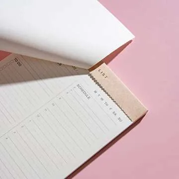 Daily To Do List Notepad - Magnetic 52 Sheet Planner