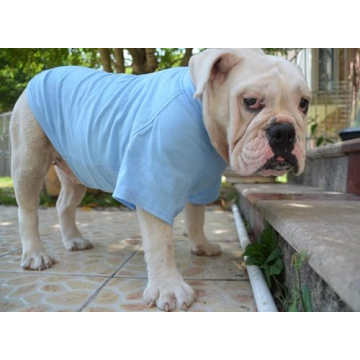 Lovelonglong Dog T-Shirt Comfort for Bulldogs and Pugs