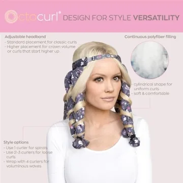 Octocurl Heatless Curlers for Luxurious Curls Overnight