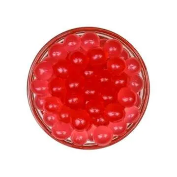 Tea Zone Strawberry Popping Pearls for Boba Drinks 7 lbs