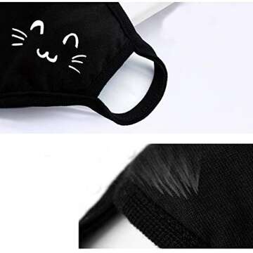 Coolha Cotton Dustproof Mouth Face Mask fashion mask cute masks Women Men Face cover Mouth Masks (W1...