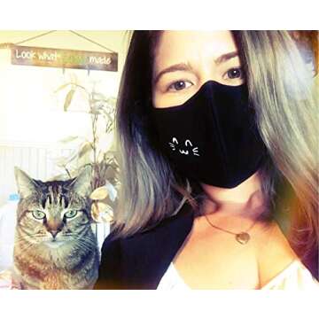 Coolha Cotton Dustproof Mouth Face Mask fashion mask cute masks Women Men Face cover Mouth Masks (W1)